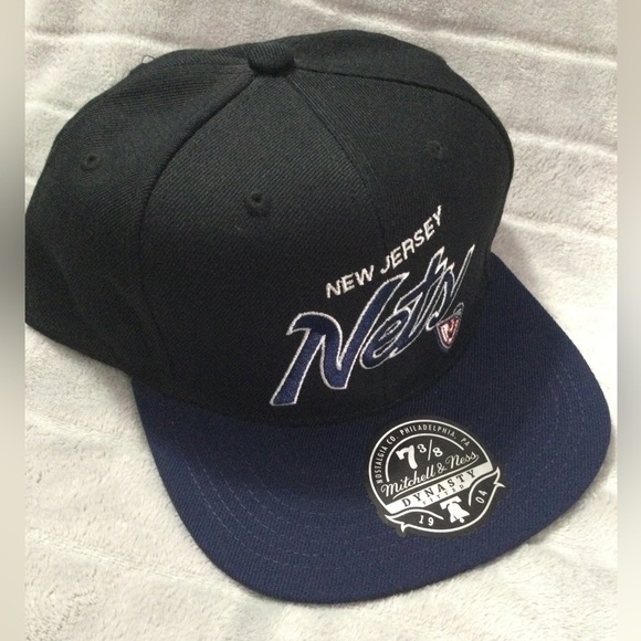 Mitchell & Ness Other - Mitchell & Ness New Jersey Nets Fitted Hat Size 7 3/8